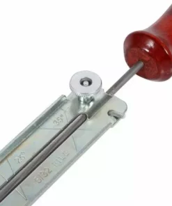 LITZEE Trousse D'affûteuse Pour Tronçonneuse, Lime Et Guide De Chaîne, Poignée En Bois(4.8mm) -Tronçonneuse et accessoire Soldes 2022 64563593 5
