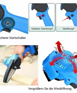 DAY PLUS Scie à Chaîne Sans Fil 21 V, Tronçonneuse électrique à Piles De 10,2 Cm Avec Batterie Lithium-ion 1,5 Ah Et Chargeur, Mini Tronçonneuse Portable Légère à Commande à Une Main Pour Couper Des Branches D'arbres 11 DAY PLUS Scie à Chaîne Sans Fil 21 V, Tronçonneuse électrique à Piles De 10,2 Cm Avec Batterie Lithium-ion 1,5 Ah Et Chargeur, Mini Tronçonneuse Portable Légère à Commande à Une Main Pour Couper Des Branches D'arbres -Tronçonneuse et accessoire Soldes 2022 64568192 5