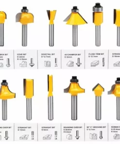 QERSTA 12PCS Trépan De Tronçonnage Incliné En Carbure De Tungstène De 6,35 Mm 1/4 Po Avec Une Clé -Tronçonneuse et accessoire Soldes 2022 64902954 2