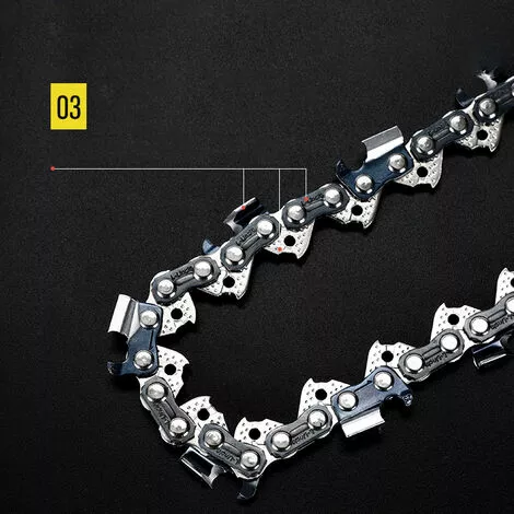 CATHERINE Tronçonneuse ÉLectrique Sans Fil Chaîne De Scie Pour La Coupe Du Bois Branches D'arbres ÉLagage Cour Jardinage(3/8 Tronçonneuse, 16", 57 Nœuds) 5 CATHERINE Tronçonneuse ÉLectrique Sans Fil Chaîne De Scie Pour La Coupe Du Bois Branches D'arbres ÉLagage Cour Jardinage(3/8 Tronçonneuse, 16", 57 Nœuds) – Image 3