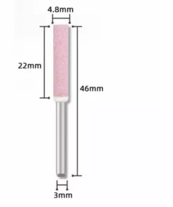 Lot De 5 Limes D'affûtage Pour Polissage De Tronçonneuse,Tête De Polissage De Meulage En Diamant De 4,8 Mm Ephé -Tronçonneuse et accessoire Soldes 2022 65031945 4