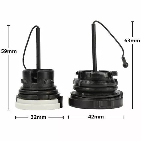 QERSTA Bouchon D'essence Et Bouchon D'huile Pour STIHL Tronçonneuse (2 Pièce) 4 QERSTA Bouchon D'essence Et Bouchon D'huile Pour STIHL Tronçonneuse (2 Pièce) – Image 2