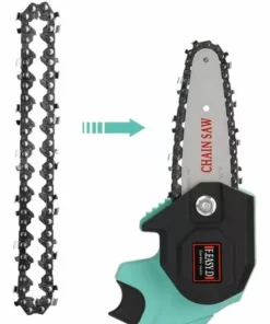 LIFCAUSAL 133mm Mini Portable 65 # Mn Chainsaw Chain 28E-Chain Link 14T Accessoire De Remplacement De Scie électrique Pour La Coupe Du Bois -Tronçonneuse et accessoire Soldes 2022 65275272 5