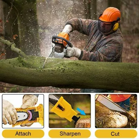 OSQI Affûteur De Tronçonneuse, Ensemble D'affûteur De Tronçonneuse Avec 3 Pierres à Aiguiser, Outils De Travail Du Bois Rapides Pour Bûcherons, Tondeuses à Gazon, Tronçonneuses 7 OSQI Affûteur De Tronçonneuse, Ensemble D'affûteur De Tronçonneuse Avec 3 Pierres à Aiguiser, Outils De Travail Du Bois Rapides Pour Bûcherons, Tondeuses à Gazon, Tronçonneuses – Image 5