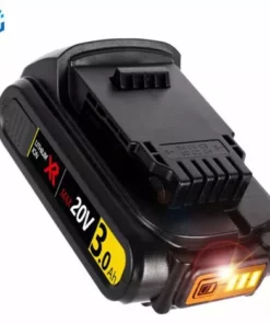 ONEVAN Batterie De Remplacement Au Lithium-ion 20V 3000mah Pour Perceuse électrique Sans Fil Dewalt