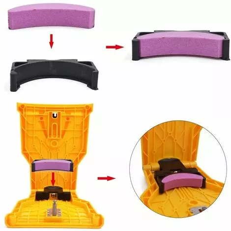 CESIèCLEFOU Scie à Chaîne Pierres à Aiguiser Tronçonneuse De Bois Aiguiseur Couteaux Pierre à Aiguiser De Rechange Pour Affûteuse De Dents De Tronçonneuse(10 Pack)Lefou 6 CESIèCLEFOU Scie à Chaîne Pierres à Aiguiser Tronçonneuse De Bois Aiguiseur Couteaux Pierre à Aiguiser De Rechange Pour Affûteuse De Dents De Tronçonneuse(10 Pack)Lefou – Image 4