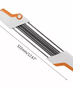 EINEMGELD Affûteuse De Lime à Chaîne De Tronçonneuse En Métal 2 En 1 Facile 0,325"4,8 Mm Remplacer -Tronçonneuse et accessoire Soldes 2022 65758123 4