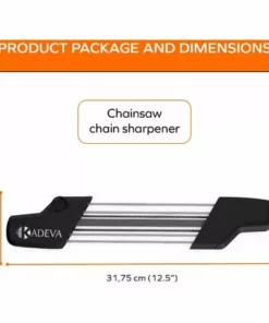 EINEMGELD Affuteuse Chaine Tronconneuse Kit 2 En 1 5.5mm 7/32" Outil Professionnel Affutage Rapide Des Dents De Chaine Et Jauge De Profondeur Affuteuse De Chaine Tronconneuse Affuteur Chaine Tronconneuse -Tronçonneuse et accessoire Soldes 2022 65758142 2
