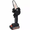 LIFCAUSAL Mini Tronçonneuse Sans Fil Petite Tronçonneuse à Bois élagage Tronçonneuse 500W Scie électrique Portable Rechargeable Pour La Coupe De Bois De Branche D'arbre -Tronçonneuse et accessoire Soldes 2022 66857204 1