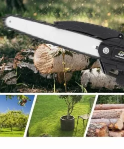 Fantablau VIOLEWORKS 8 "18V 10000 Tr/min Sans Fil Sans Brosse Sécateur Batterie Tron?onneuse Tron?onneuse électrique Scie à B?ches 1 Batteries -Tronçonneuse et accessoire Soldes 2022 67287605 5