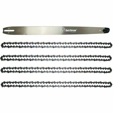 JARDIAFFAIRES Guide 132cm De Coupe (52 Pouces) Pas 3/8 Jauge 1.6mm Avec 4 Chaines 156E 3 JARDIAFFAIRES Guide 132cm De Coupe (52 Pouces) Pas 3/8 Jauge 1.6mm Avec 4 Chaines 156E