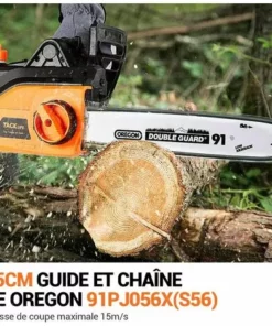 TODOT Tronçonneuse Électrique 1800W Puissante Avec Guide OREGON De 35 Cm, Moteur 230V, Technologie ControlCut, Tronçonneuse Filaire Silencieuse & Légère - GSC1800 -Tronçonneuse et accessoire Soldes 2022 67579391 3