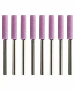 ENLENK 10pcs 3/8 Affûteur Tronçonneuse Compatible Pour Polissage De Chaîne Tronçonneuse à Manucure (Arbre 4.8mm)