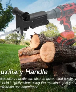 LIFCAUSAL Accessoire Pour Perceuse électrique Modifiée Accessoire Pour Scies Sabres électriques Pièces De Scies Alternatives électriques Ensemble D'outils De Modification Pratique Rapide Outil De Coupe Pour Le Travail Du Bois Avec 2 Lames De Scie Pour Bois Et Métal -Tronçonneuse et accessoire Soldes 2022 67837749 3