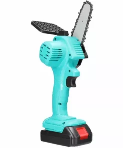 LIFCAUSAL 21V 4inch Batterie Au Lithium Rechargeable Scies à élaguer électriques Petit Moteur De Brosse De Tronçonneuse à Fendre Le Bois Outil électrique à Une Main Pour Le Travail Du Bois Pour Jardin Verger Deux Batteries Et Une Charge, Noir -Tronçonneuse et accessoire Soldes 2022 67837784 5