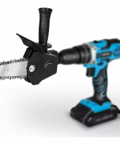 LIFCAUSAL Perceuse électrique De 4 Pouces Modifiée En Pièce Jointe D'outil De Tronçonneuse électrique Accessoire De Tronçonneuse électrique Ensemble D'outils De Modification Pratique Outil De Coupe Pour Le Travail Du Bois -Tronçonneuse et accessoire Soldes 2022 67837810 3