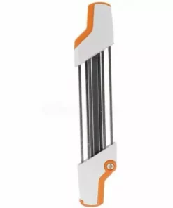 LIFCAUSAL Affûteur De Chaîne De Tronçonneuse 2 En 1 Outils De Meuleuse D'affûtage Facile Pour STIHL, Lime Et Jauge De Profondeur Dans Un Seul Outil Ergonomique (blanc Et Orange) 4,0 Mm