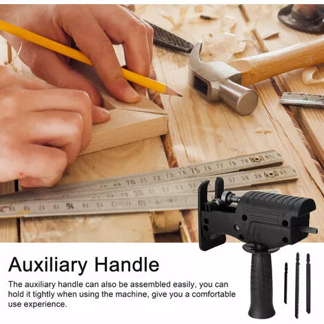 LIFCAUSAL Perceuse électrique Accessoire D'outil Modifié Accessoire De Scies Sabres électriques Pièces De Scies Alternatives électriques Ensemble D'outils De Modification Pratique Outil De Coupe Pour Le Travail Du Bois Avec 3 Lames De Scie 6 LIFCAUSAL Perceuse électrique Accessoire D'outil Modifié Accessoire De Scies Sabres électriques Pièces De Scies Alternatives électriques Ensemble D'outils De Modification Pratique Outil De Coupe Pour Le Travail Du Bois Avec 3 Lames De Scie – Image 4