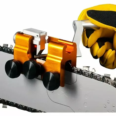 GRID COOL Gabarit D'affûtage De Chaîne De Tronçonneuse - Aiguiseur De Chaîne De Tronçonneuse à Manivelle - Convient Pour Tous Les Types De Tronçonneuses Et Scies électriques (1 Pièce) 4 GRID COOL Gabarit D'affûtage De Chaîne De Tronçonneuse - Aiguiseur De Chaîne De Tronçonneuse à Manivelle - Convient Pour Tous Les Types De Tronçonneuses Et Scies électriques (1 Pièce) – Image 2