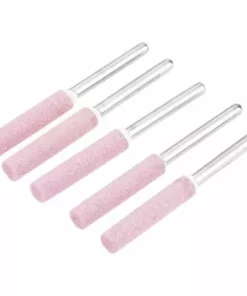 LLOVE Lot De 5 Limes D'affûtage Pour Polissage De Tronçonneuse ,Tête De Polissage De Meulage En Diamant De 4,8 Mm -Tronçonneuse et accessoire Soldes 2022 68309346 5