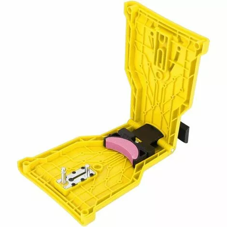 LLOVE Kit D'affûtage De Chaîne électrique Outil D'affûtage De Dents De Tronçonneuse Outils De Meulage Rapide Pour Outil De Travail Du Bois(Jaune) 7 LLOVE Kit D'affûtage De Chaîne électrique Outil D'affûtage De Dents De Tronçonneuse Outils De Meulage Rapide Pour Outil De Travail Du Bois(Jaune) – Image 5