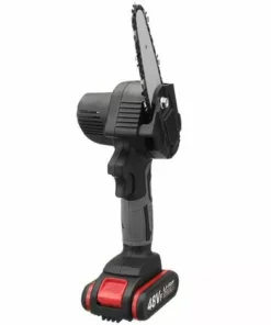 GRID COOL Mini Tron?onneuse Electrique Scie Portable Cha?ne Rechargeable Travail Bois 2 Batteries 800W 3500mAh -Tronçonneuse et accessoire Soldes 2022 68590048 5