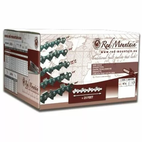 RED MOUTAIN Rouleau Chaine Tronconneuse 3/8LP 050 3 RED MOUTAIN Rouleau Chaine Tronconneuse 3/8LP 050