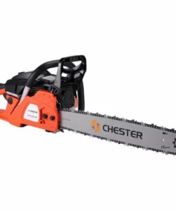 CHESTERGARDEN Tronçonneuse Thermique 54,5 Cm³ - Guide 50 Cm - 2 Chaînes - CHESTER