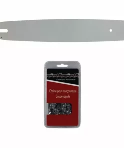 GT MARKET Guide 38 Cm (15 Pouces) + Chaîne 62 Maillons - Compatible Tronçonneuses STIHL MS 271